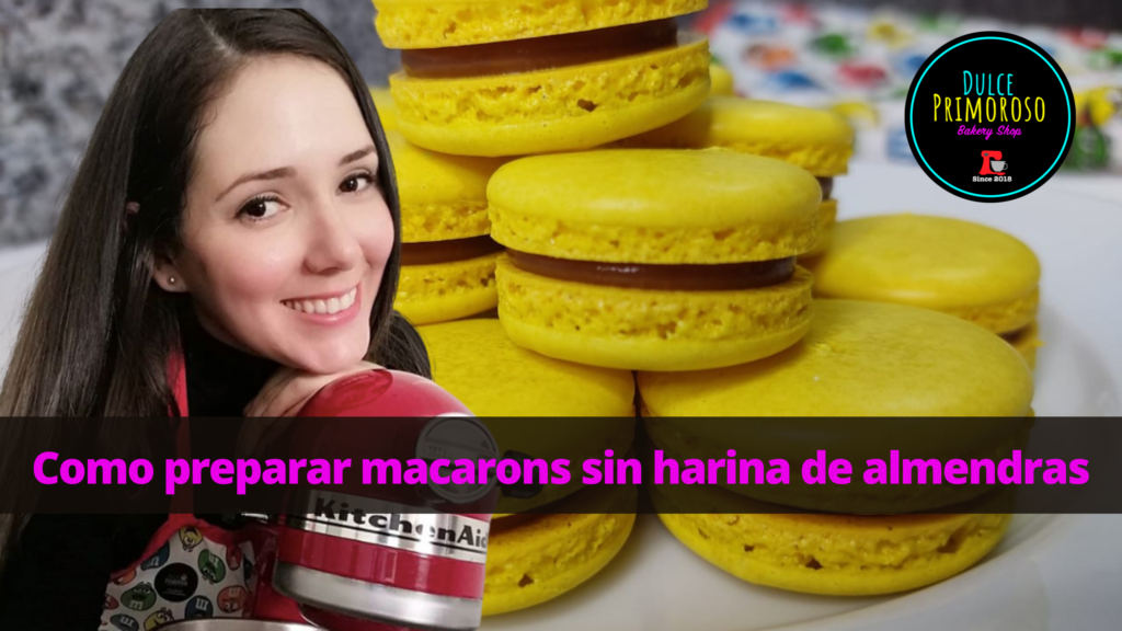 Macarons sin harina de almendras